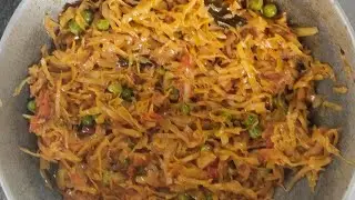 🌱👇“Ghar Jaisi Swadisht Patagobi Matar Sabji”“Healthy aur tasty 