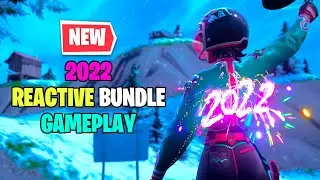 *NEW* Fortnite 2022 Bundle Gameplay | Reactive back bling, emote and Cobra Kai Skins