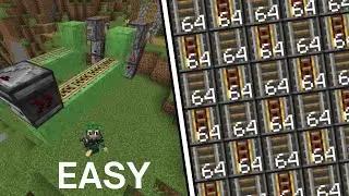 Working Rail Duper in Minecraft java 1.21.10
