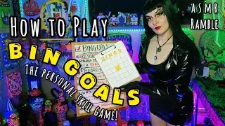 ASMR | Let's play BINGOALS | Card Set Up | Whispered Ramble