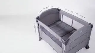 Baby Elegance Bedside Travel Cot- Smyths Toys