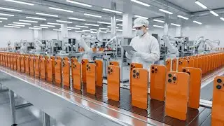 Inside the Apple Factory: How the Orange Titanium iPhone 17 Pro Max Is Made (Full Process)