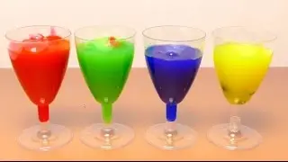 Slime Cocktails with Toys for Kids - Hello Kitty, Minion, Hippo, Pumba