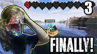 CRAFTING A COMPASS!!! HARDCORE MINECRAFT