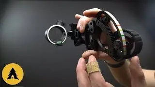 Прицел для блочного лука Truglo Sight Range Rover Pro Wheel Green Dot Led Black