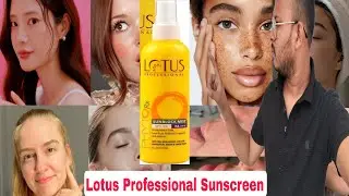 Lotus Professional Sunscreen Review In Hindi