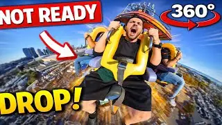 I Wasn&rsquo;t Ready for This Drop&hellip; 😱 | 360&deg; VR Ride