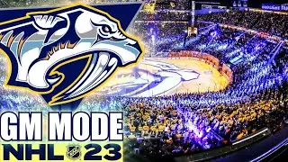 NHL 23 - Nashville Predators - GM Mode Commentary ep 1