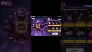 Free fire new lucky wheel #event #80%#off6🤔