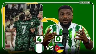 NIGERIA🇳🇬 VS 🇲🇿MOZAMBIQUE(4-0)-SUPER EAGLES CONVINCING VICTORY-OSIMHEN&rsquo;S SCUFFLE WITH LOOKMAN & MORE