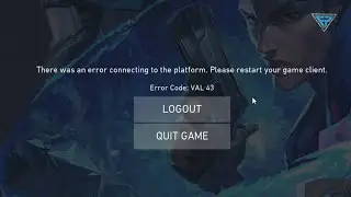 Valorant VAL 43 Error Code (How to Fix Easily)