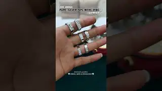Silver 925 Rings For Men 💍🔥 #shorts #trending #mensrings #mensstyle #925silver #rings #silverring