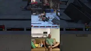 Стив Остин, известный как &laquo;Стоун Колд&raquo;, побеждает в драке! #wwe #wwe2k25 #gaming