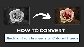 How Convert Black and white image to Colored Image- Thisula Development