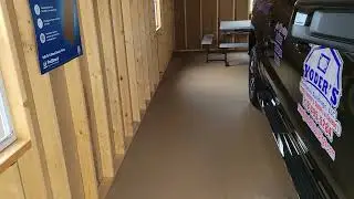 Yoder's Shed Builder, Dealer in Valparaiso, Porter County Indiana 16' x 32' Lofted Garage.