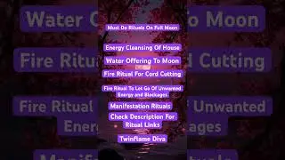 Full Moon Ritual for Manifestation: Simple Remedies to Release Negative Energy. #energyhealing #dfs