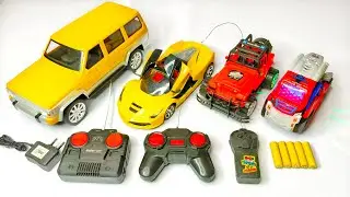 Unboxing: Lamborghini RC Car With Open Door, RC Jeep, 1:22 Model RC Car, Deformed Car With Lighting 