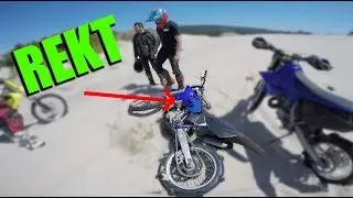 SHATTERED Gas Tank in Crash!