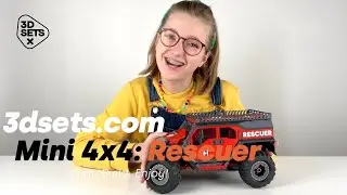 3D Sets Mini 4x4: Rescuer &ndash; new 3d printed model for kids!