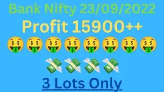 Bank Nifty 15900++ Profit ||  Low Risk high Reward || Option Buying ||