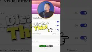 1 Simple Trick to Speed up Windows 11 Perfomance 100% #windows11 #howto #tiktokvideo #tips