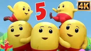 Five Little Potatoes & Five Fat Elephants 🐘🥔 | Hindi Kids Rhymes