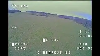 Testing DarwinFPV CineApe35 Cinewhoop / Analog DVR and GoPro Footage
