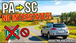 Driving from Pennsylvania to South Carolina (timelapse)