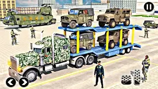US Army Vehicle Transporter Truck - Military game - Android Gameplay