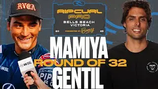 Barron Mamiya vs Ian Gentil | Rip Curl Pro Bells Beach presented by Bonsoy 2025 - Men's Round of 32