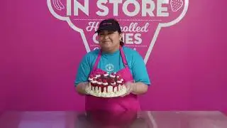 Making a Marble Slab Raspberry Cheesecake!
