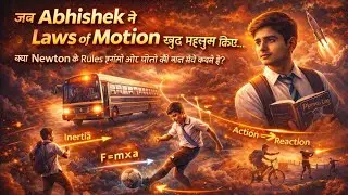 Laws of Motion Explained as a Story | Class 11 Physics Lesson 5 in Hindi