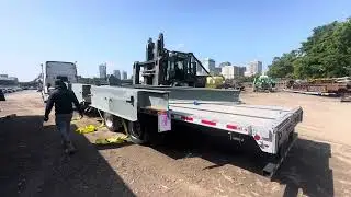 Over size load unloading process 