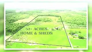 HOME, SHEDS & 52 ACRES FOR SALE-MILACA, MINNESOTA