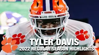 Tyler Davis 2022 Regular Season Highlights | Clemson DL