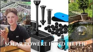 EP78: Solar Powered Koi Pond Filter! POPOSOAP