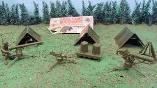 BMC ARMY MEN TOY CAMP EQUIPMENT REVIEW