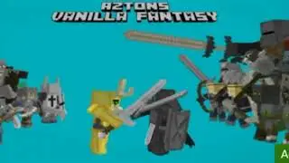 this fantasty add-on is cool!||Aztons Vanilla Fantasty add-on mcpe
