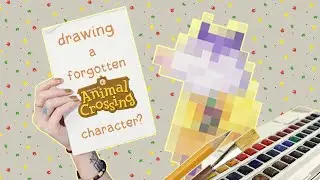 Drawing a NEW Animal Crossing Character