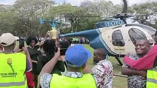A chopper used to bring Ngenga cup,at migwani boys mwingi west 