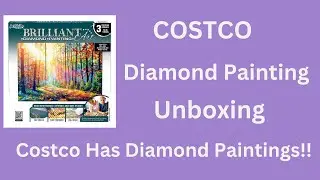 Did you know Costco has Diamond Painting?  Costco Diamond Painting Unboxing.