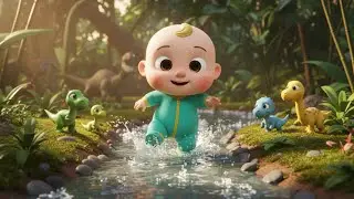 Dino Stomp with Zuzu | Prehistoric Adventure & Stomping Song for Kids | Zuzu Kid TV