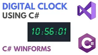 How to create Digital Clock in Visual Studio in C#, Visual Studio 2022 tutorial
