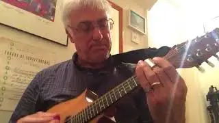 Slide mandolin in open G