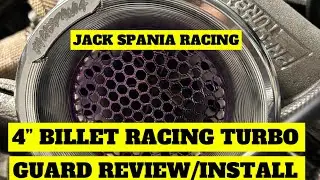 4&rdquo; JackSpania Racing Billet turbo guard + velocity stack!