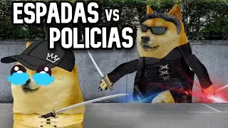 Vi UN HOMBRE CON ESPADAS vs POLICIAS , PELEA ÉPICA CON VIDEO REAL XD - Hilos con cheems
