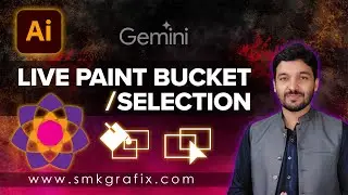 Adobe Illustrator Live Paint Bucket Tool Live Paint Selection Tool Urdu/Hindi
