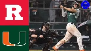 Rutgers vs #7 Miami | Full Series Highlights | 2020 College Baseball Highlights