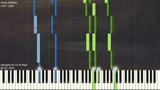 Franz Schubert - Impromptu No 2 in Ab Major Op 142 D935 | Piano Synthesia | Library of Music