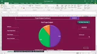 Project Budgets Excel Tutorial